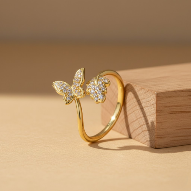 Auric Loop Retro Open Ring