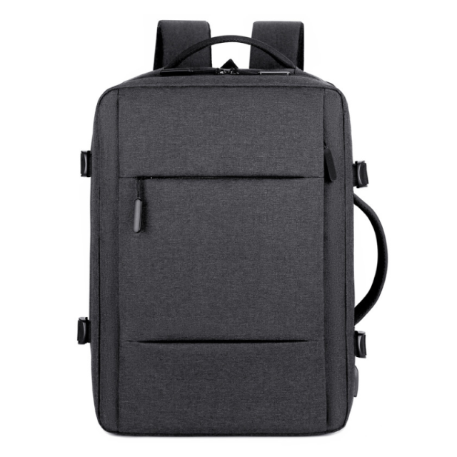 Expandable Polyester Backpack with Large Capacity available at Aodour Pakistan - lightweight and trendy design, suitable for all-day comfort