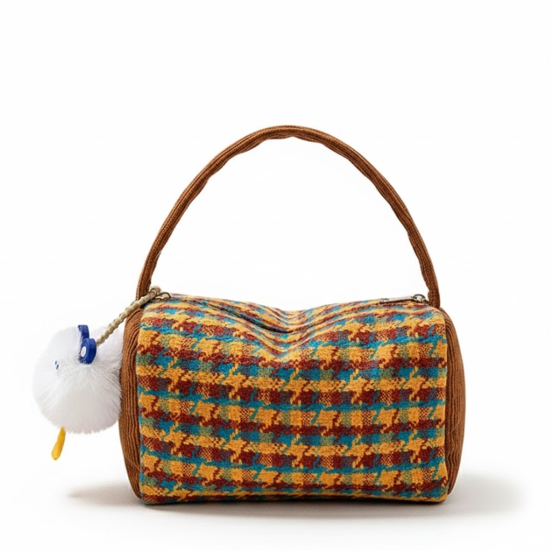 Fluffy Pufferfish Mini Handbag