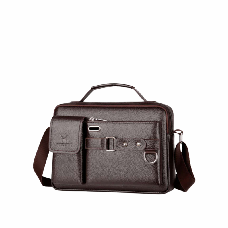 PU Leather Business Messenger Bag