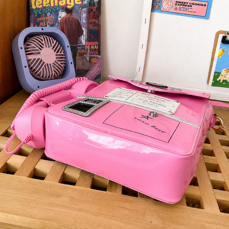 Retro Phone Novelty Shoulder Bag
