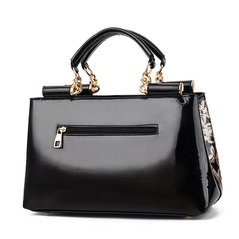 Patent PU Leather Wedding Bride Shiny Shoulder Bag