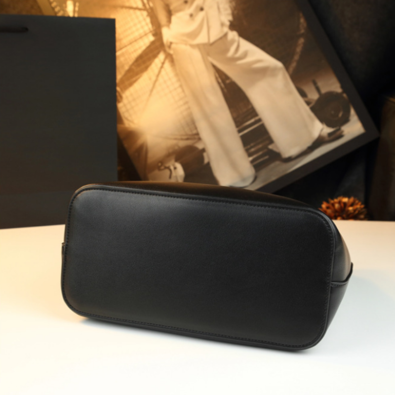 Metal Handle Handbag