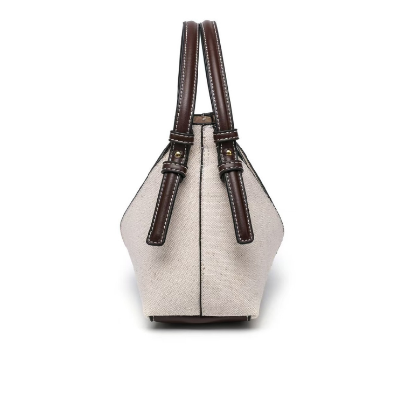 V-Curve Textured Handbag
