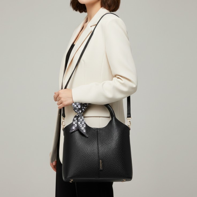 Large Capacity Color-Matching Fashion Handbag