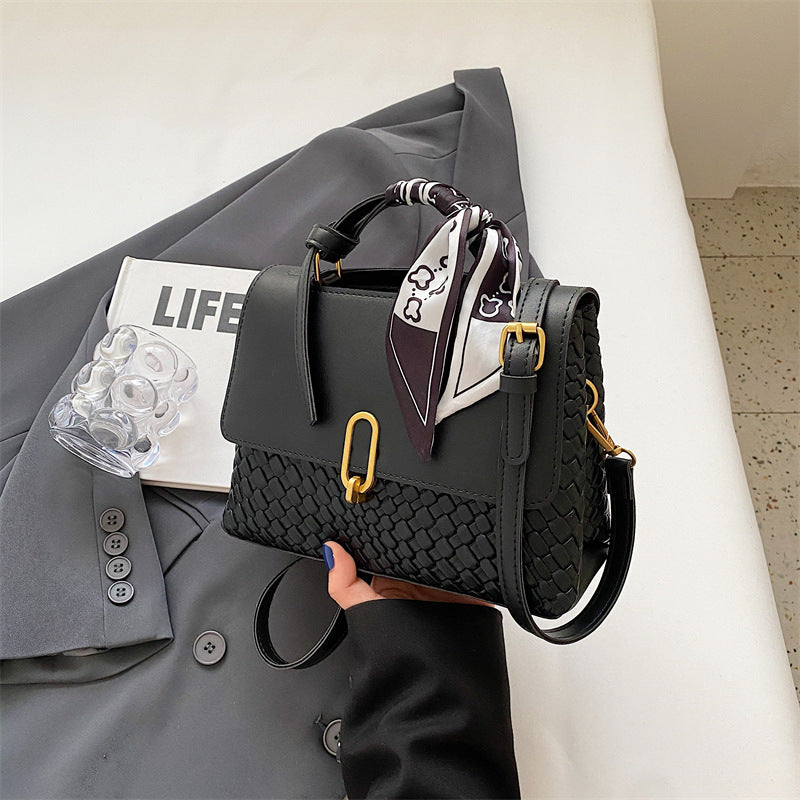 French Niche Small Square Commuting Shoulder Bag