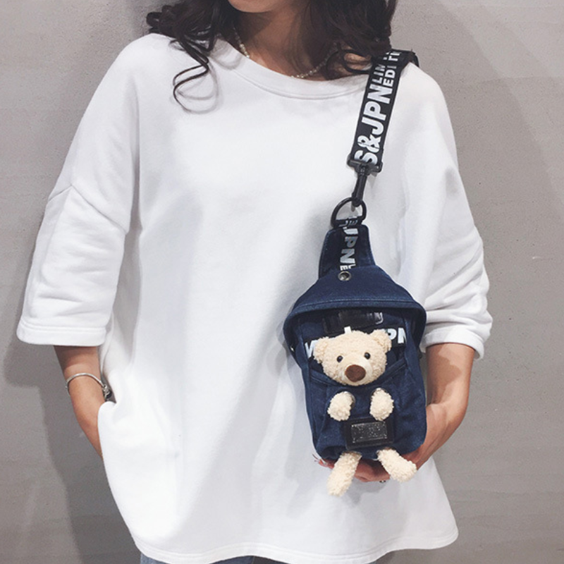 Cute Cartoon Sheep Crossbody Bag