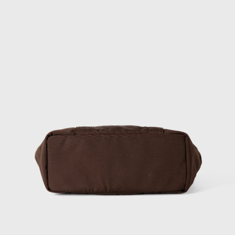 Noir Utility Canvas Shoulder Bag