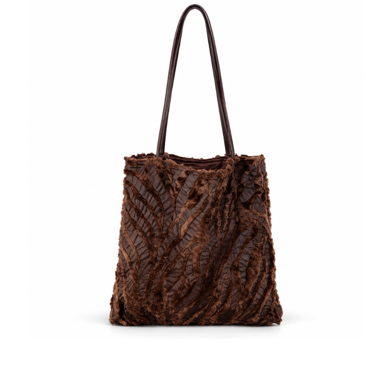 Fur Print Women’s Shoulder Bag