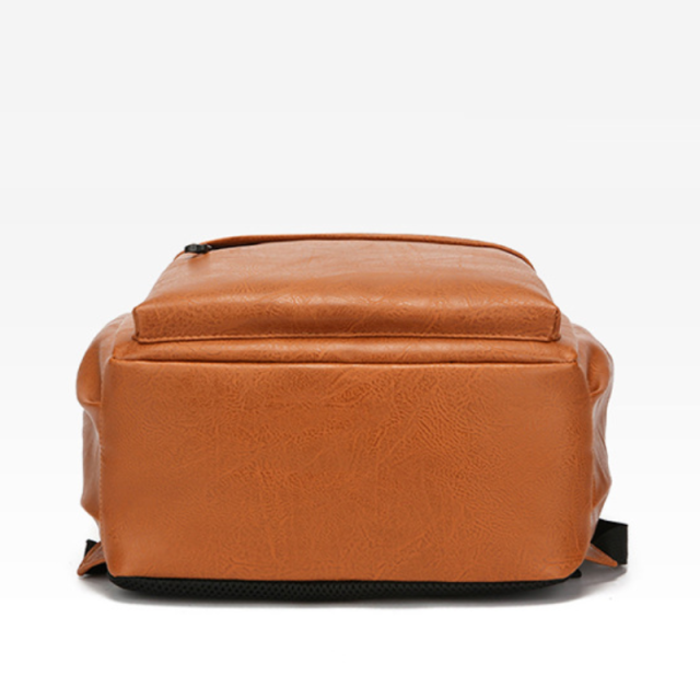 Style PU Leather Fashion Mens Backpack