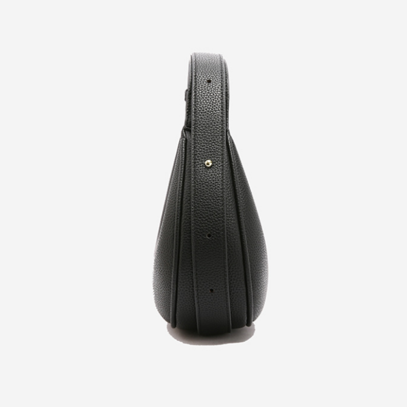 Noir Orbit Hobo Shoulder Bag