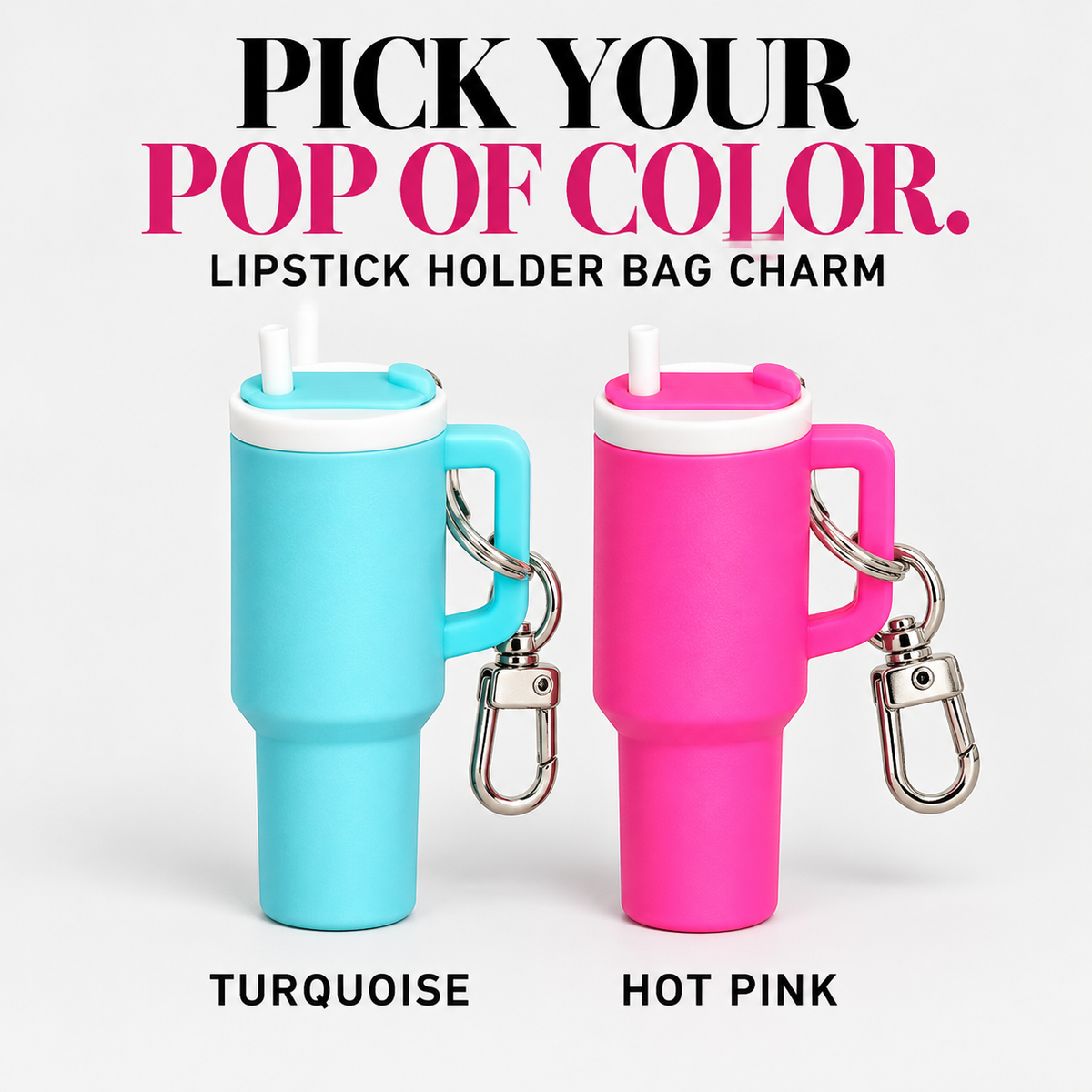 Luma Clip-On Lipstick Holder Keychain