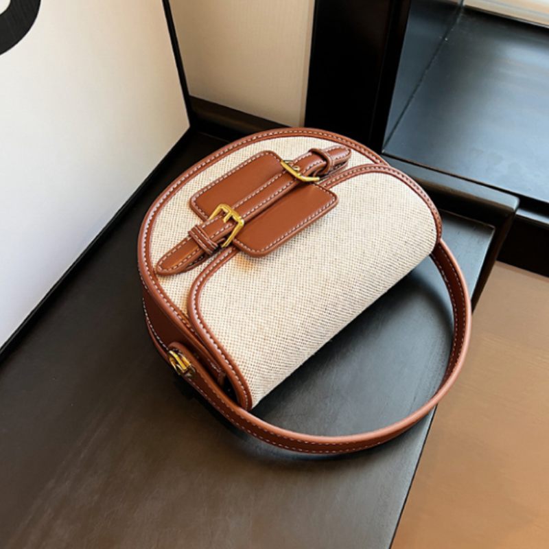 Sable Patchwork Elegance Handbag