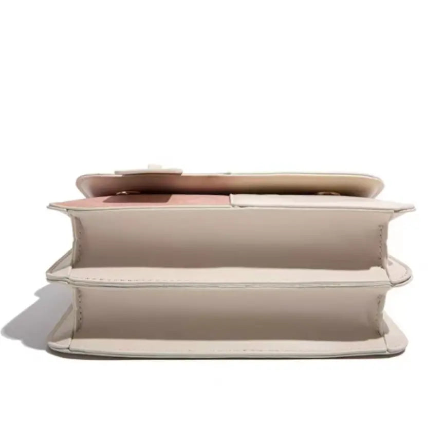 Summer Contrast Color Square Commuter Shoulder Bag