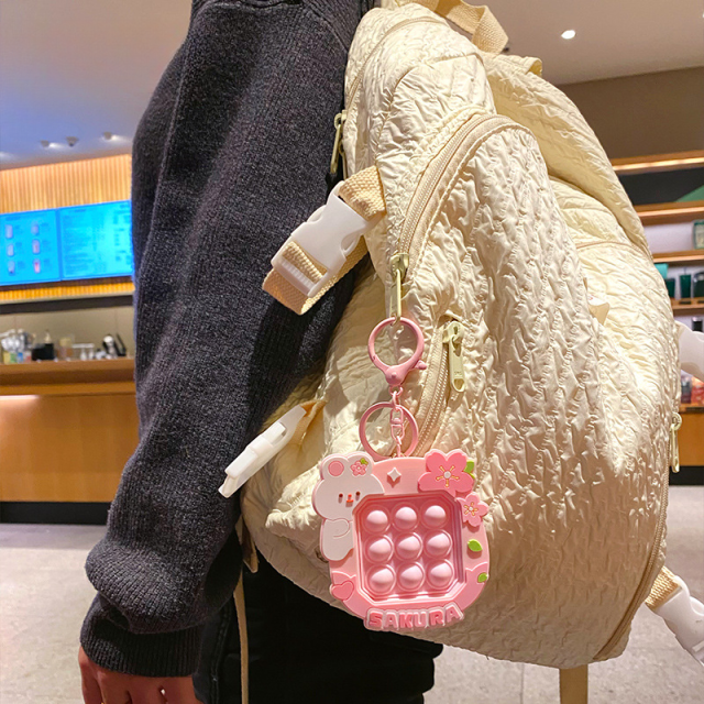 Sakura Bear Pop Keychain