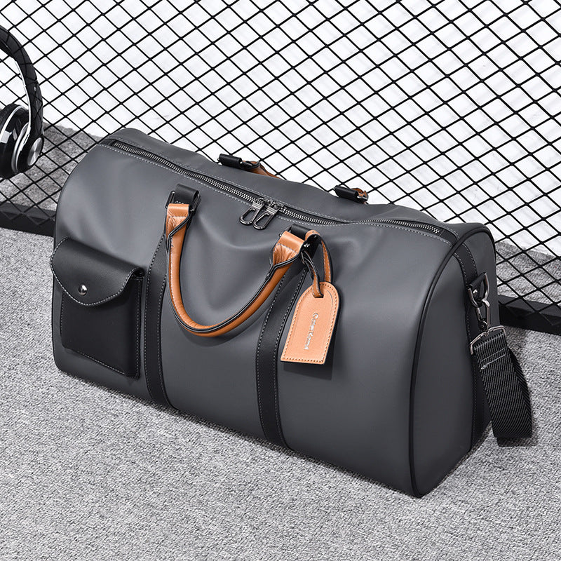 CateiKarrui Durable Large Capacity Leather Duffle Bag