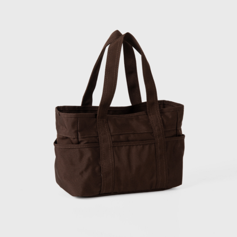Noir Utility Canvas Shoulder Bag