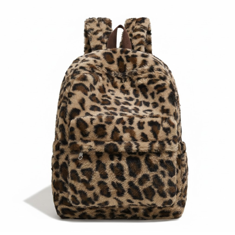 Retro Plaid Casual Backpack