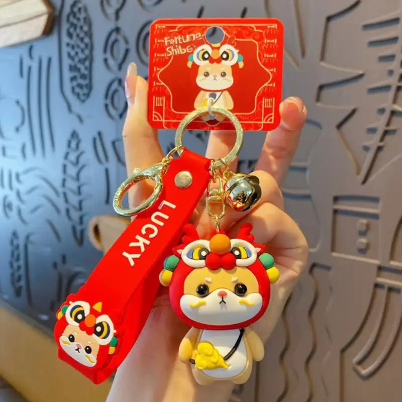 Lion Snake Awakening Bag Charm