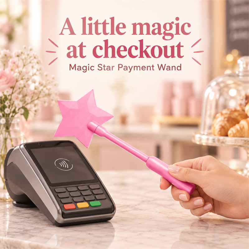 Magic Star 3D Printed Contactless Payment Wand