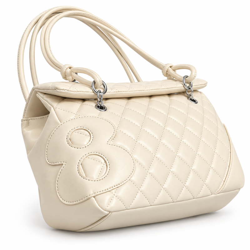 Cushion Grid Convertible Shoulder Bag