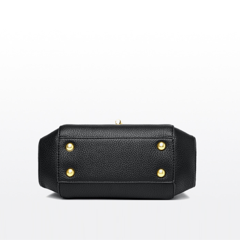 Liora Lock Structured Handbag