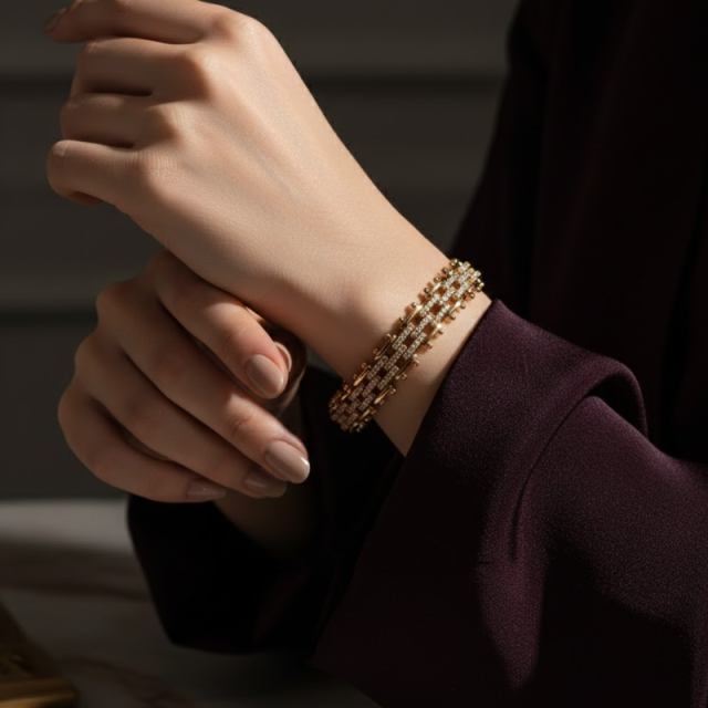 Urban Iced Zircon Cuban Bracelet