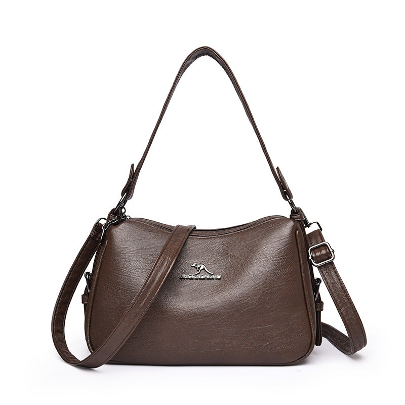 Lustrous Dual Strap Urban Shoulder Bag