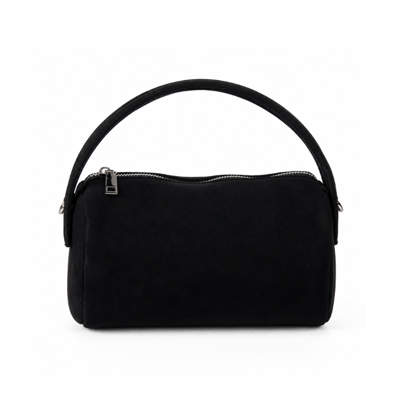Suede Pillow Handbag