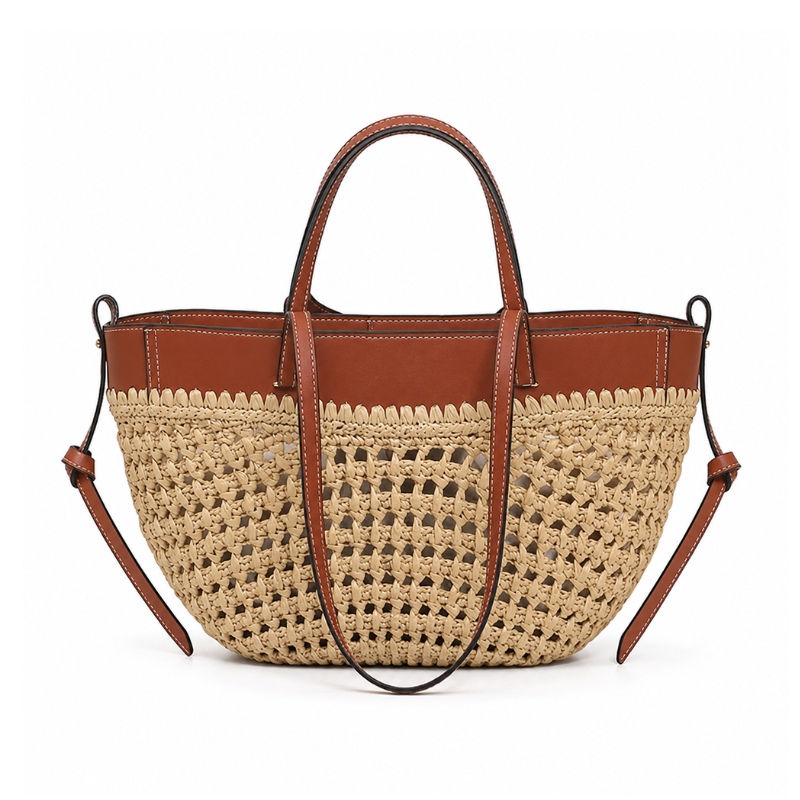 Riviera Straw Tote Bag