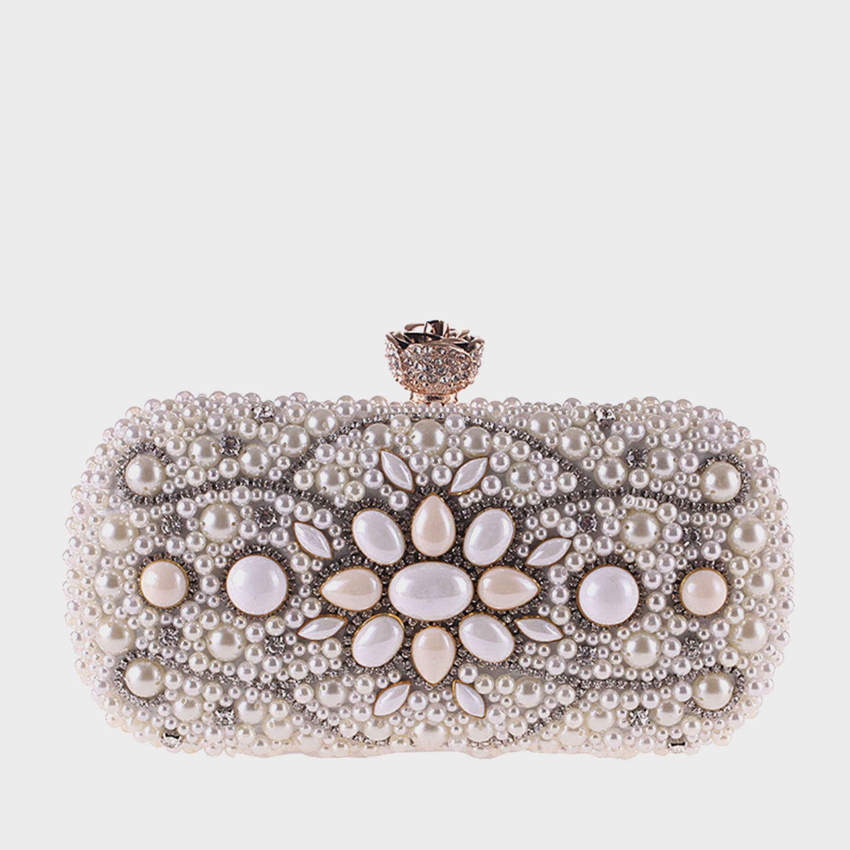 White Pearls Radiant Clutch