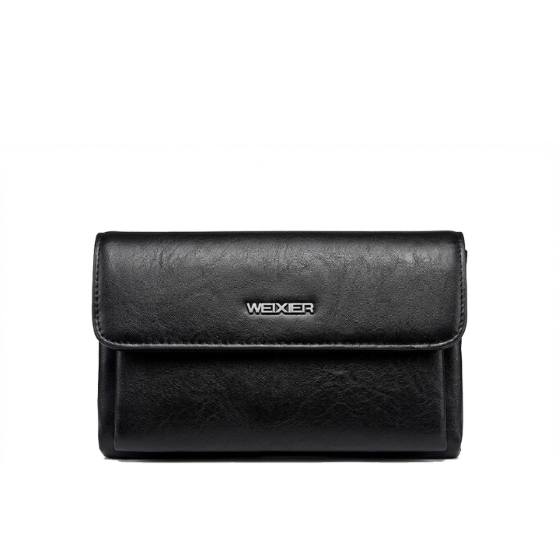 Classic Double Zipper Long Wallet
