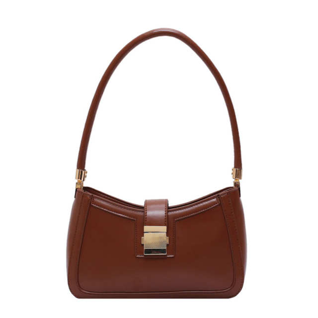 High End Solid Color Shoulder Bag