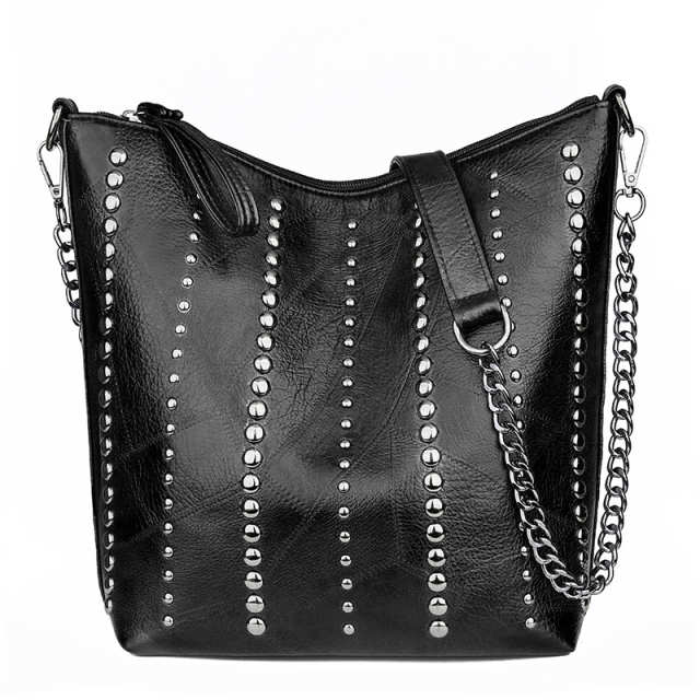 Rivet Bucket Tote Bag