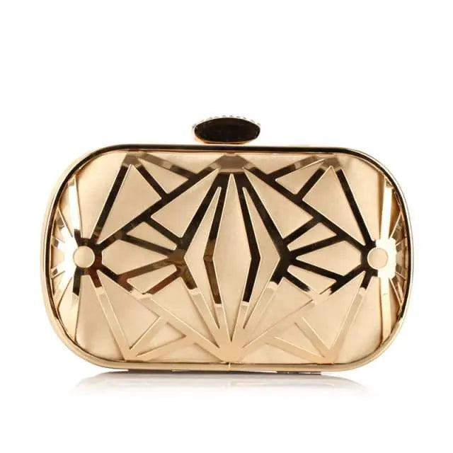 Minimalistic Metal Detail Clutch