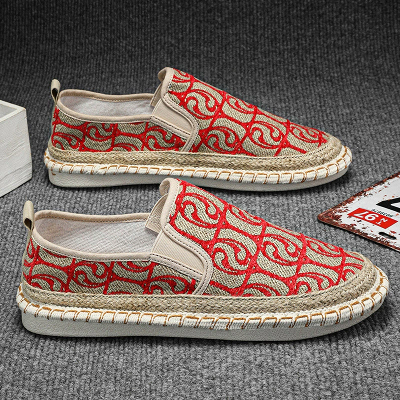 Men's Espadrille Monogram Slip-On Loafers