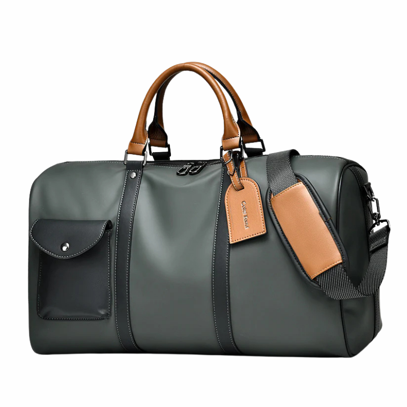 CateiKarrui Durable Large Capacity Leather Duffle Bag