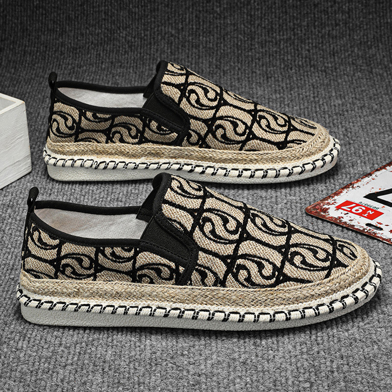 Men's Espadrille Monogram Slip-On Loafers