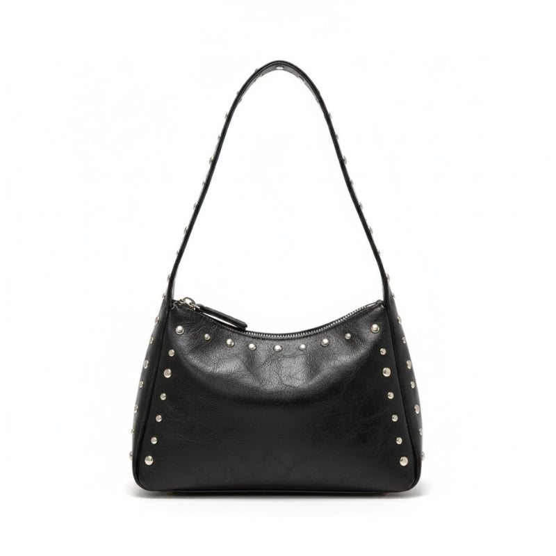 Minimalist Studded Shoulder Bag