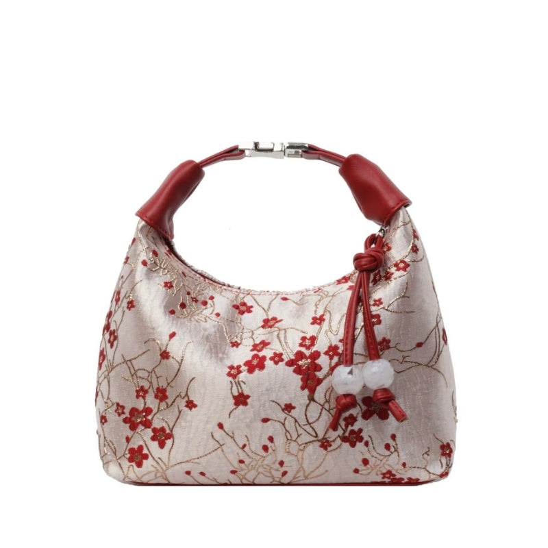 Pleated Silhouette Soft Touch Handbag