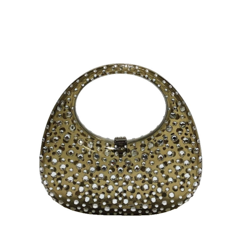 Elegant Rhinestone Clutch Handbag