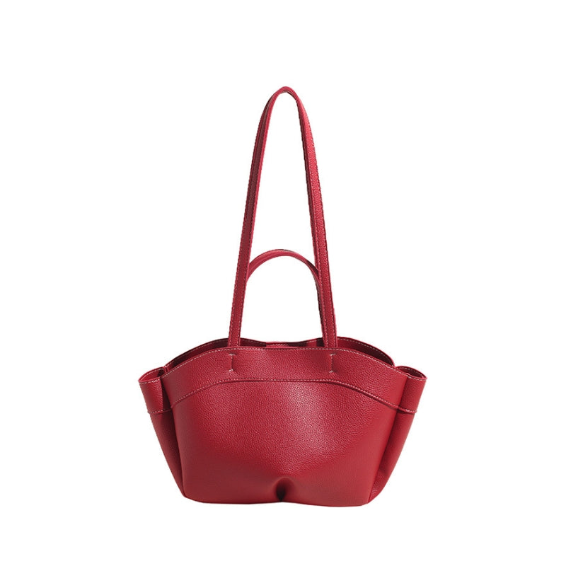 Winged Dual Handle Shoulder Bag