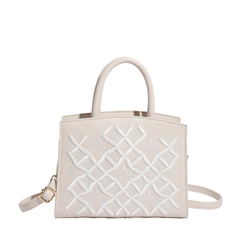 Women's Intricate Geometric Embossed Handbag