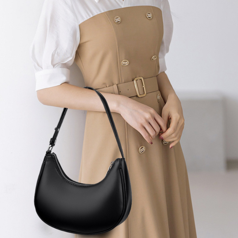 Luna Crest Double Crescent Shoulder Bag