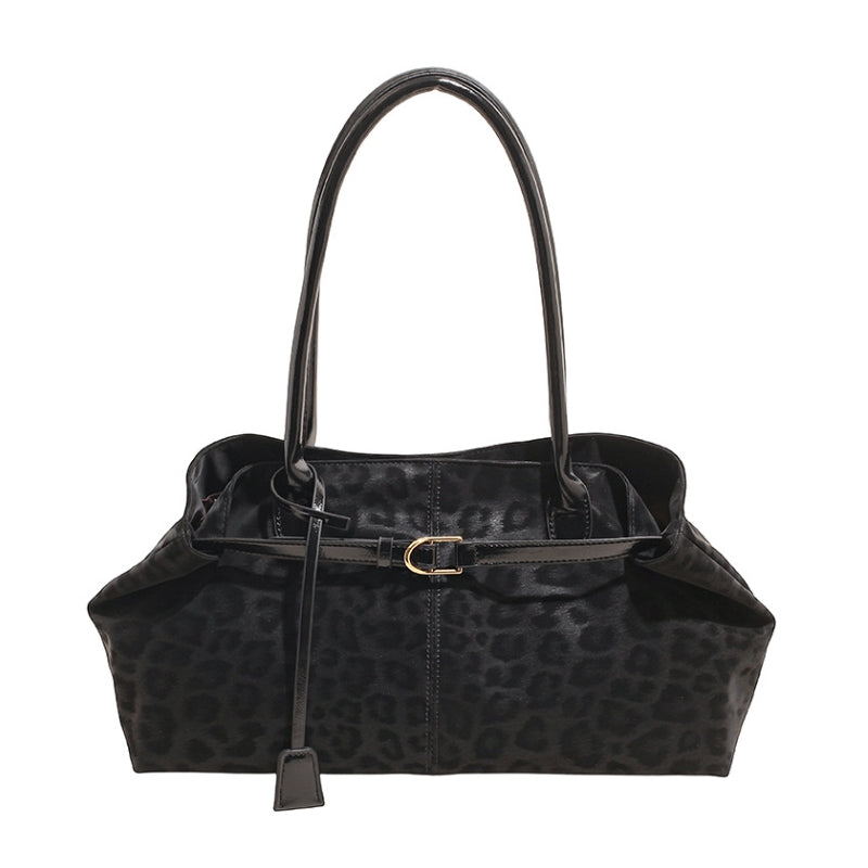 Casual Large Capacity Leopard Print Shoulder Bag