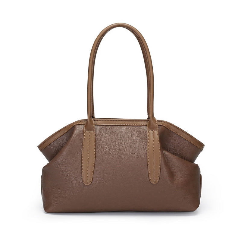 Suede Origami Tapered Shoulder Bag