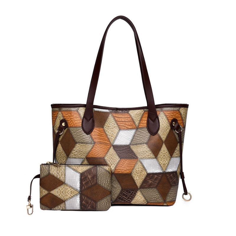 Spleva Chic Splice Large Capacity Shoulder Bag