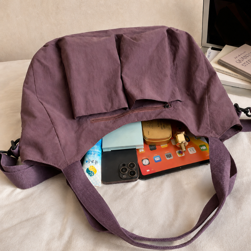 Multi Pocket Casual Shoulder Bag