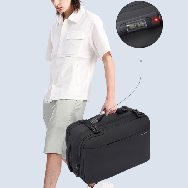 Expandable Vacuum Storage Travel Backpack With Weighing Feature