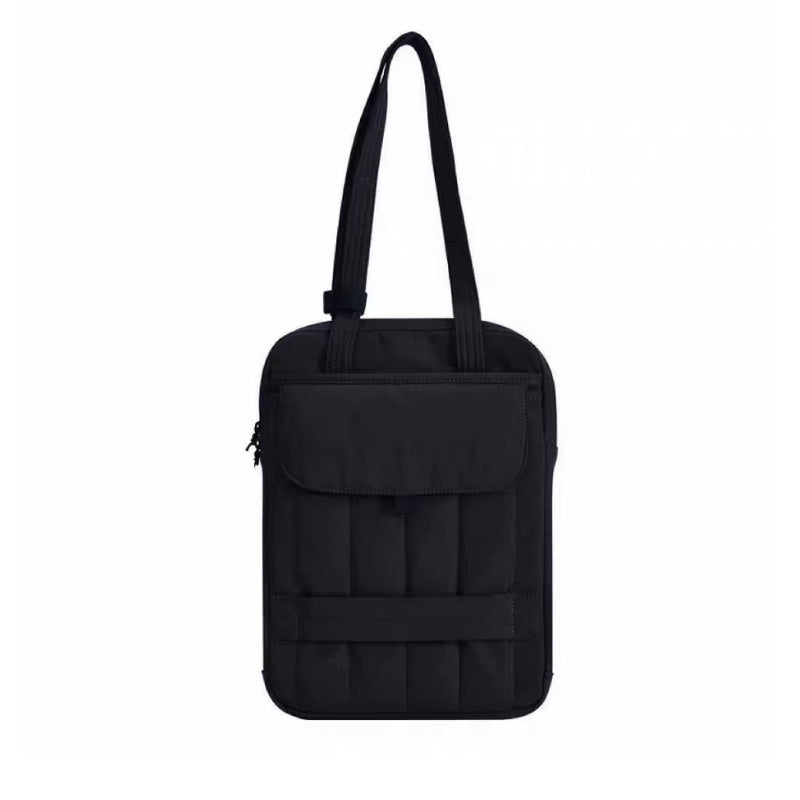 Slim Padded Vertical Shoulder Bag